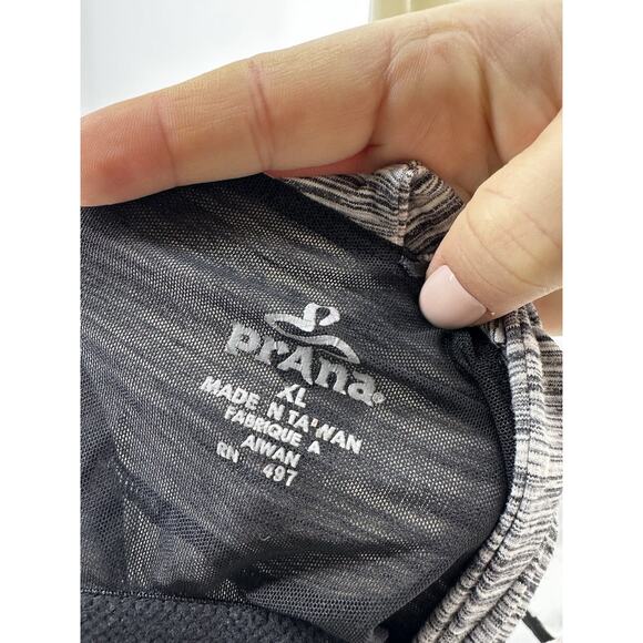 Prana XL Women Pullover Build In Bra Dress Active Grey Stretchy L6 - Picture 4 of 8